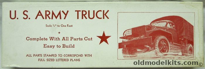 RedYCut 1/24 US Army Truck, 313 plastic model kit